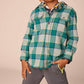Tea Collection - Flannel Button Up Shirt