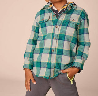 Tea Collection - Flannel Button Up Shirt