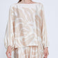 Zaalima Fashion - Long Sleeve Patterned Regular Blouse