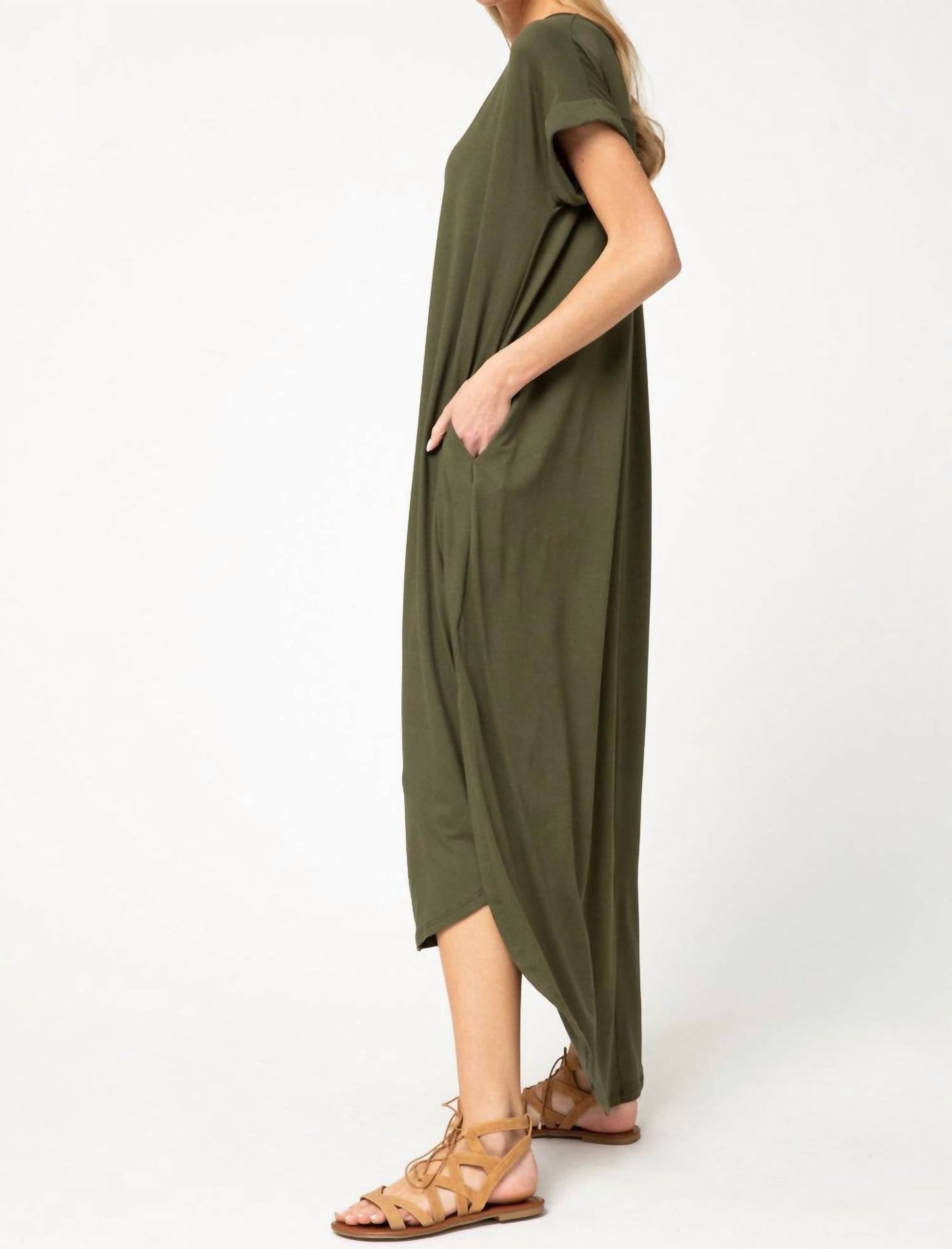 Entro - Jersey Knit Maxi Dress