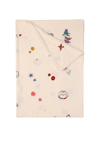 Johnny Was - Sabina Embroidered Throw Blanket