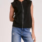 Elan - Sleeveless Hoodie Sweater