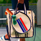 Tangerine Paddle - Chatham Stripe Pickleball Bag