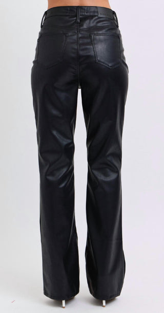 Judy Blue - Faux Leather Bootcut Pants