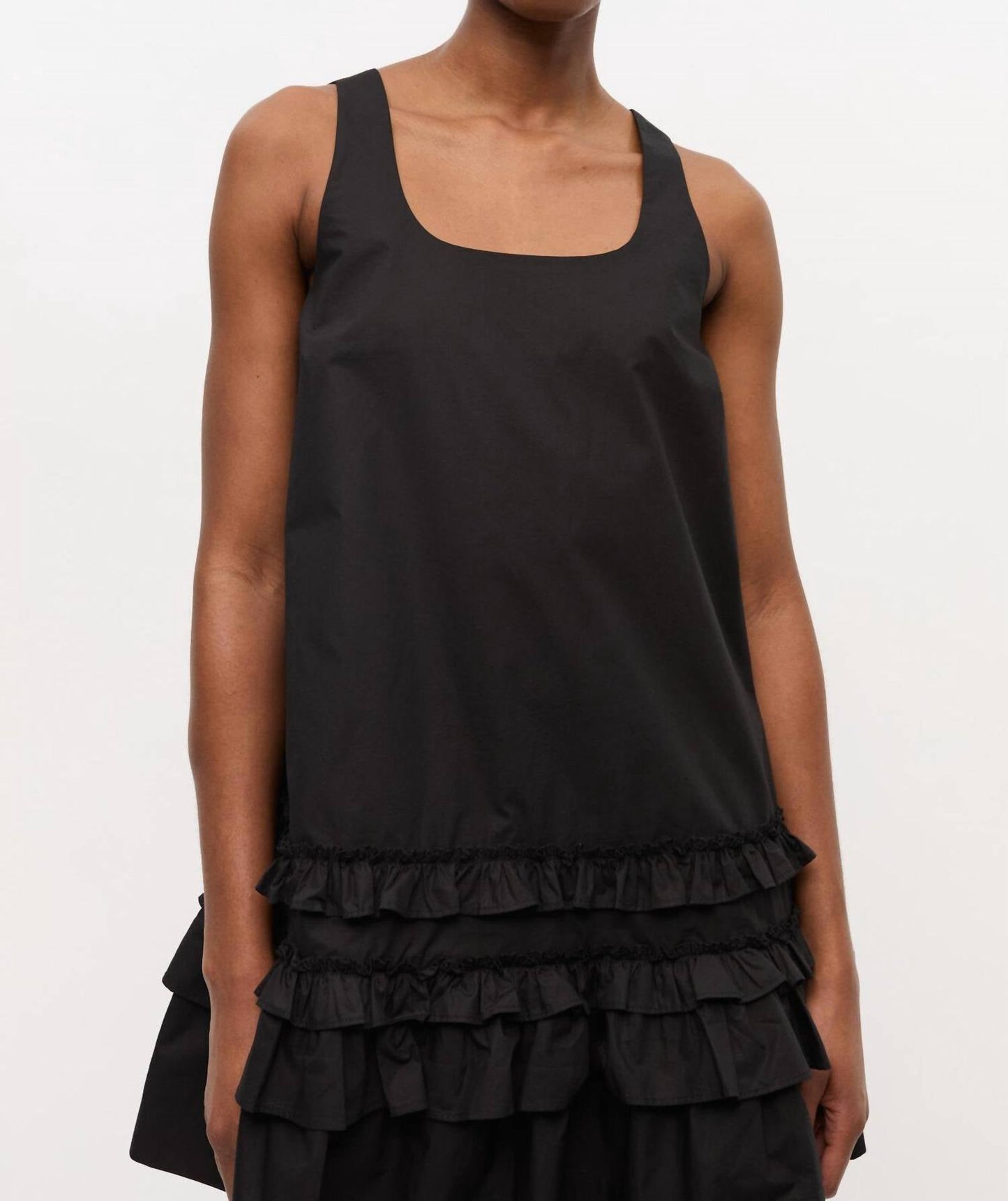 Ganni - Cotton Poplin Mini Dress