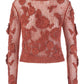 Valentino - Knit And Macramé Crewneck Sweater