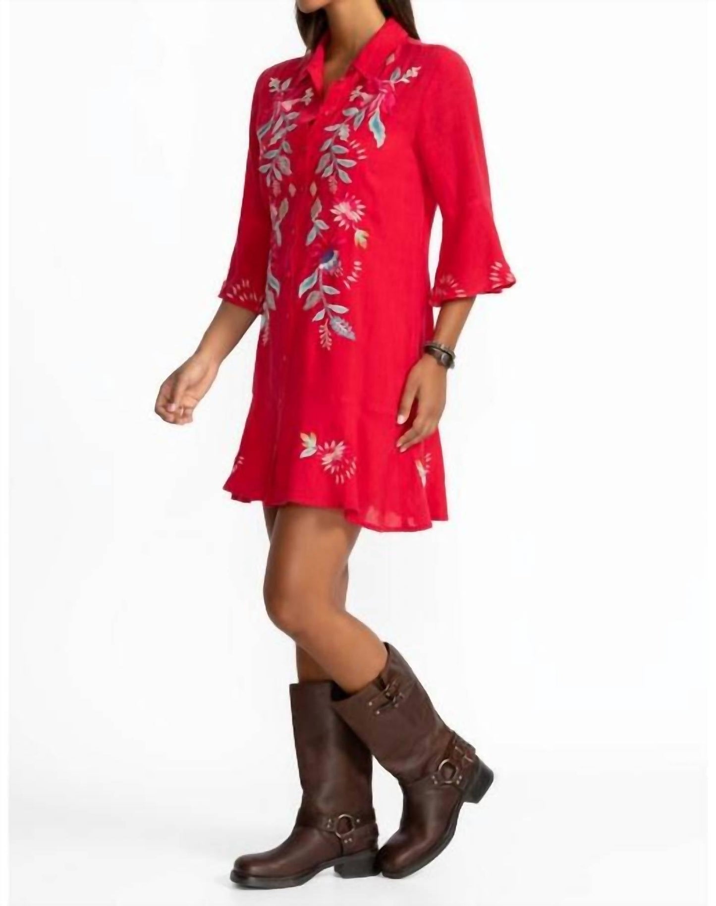 Johnny Was - TIERED FLOUNCE DRESS TALULLA