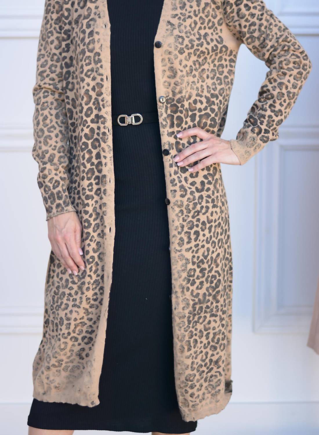 Elan - Rue Leopard Cardigan
