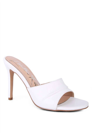 Rag Company - Women's Pleated Strap High Heal Sandal