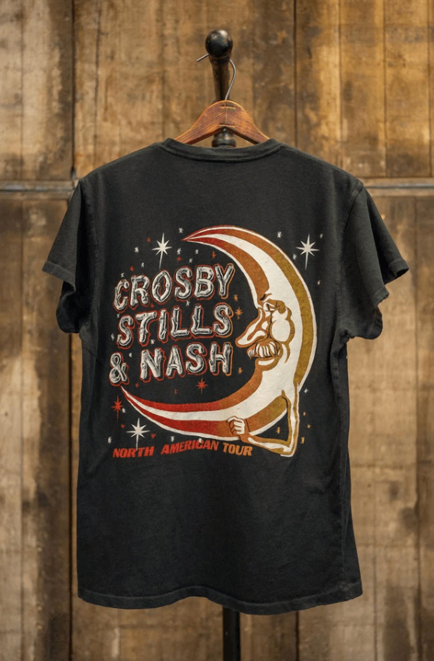 Madeworn - Crosby Stills And Nash North America Tour Crew Neck Tee