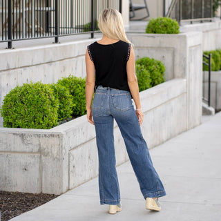 Judy Blue - High Rise Wide Leg Jeans