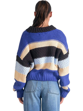 Elan - Cassidy Striped Sweater