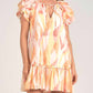 Elan - Amalfi Print Ruffle Dress