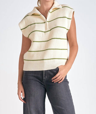 Elan - Zip Front Sweater Vest