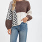 Blu Pepper - Colorblock Chevron Sweater