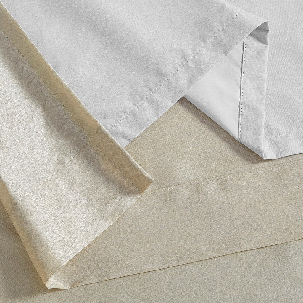 Twist Tab Total Blackout Window Curtain Panel Champagne 50x84