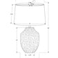 Lighting, Table Lamp, Ceramic, Transitional - Cream