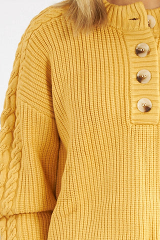 Varley - Vera Button Neck Sweater