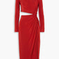 Jason Wu - Long Sleeve Jersey Dress With Cut Out Detail