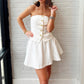 Endless Rose - STRAPLESS LINEN TOP