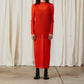 Ali Golden - Pleated Mesh Dress