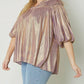 Entro - Chrome Bell Sleeve Tunic