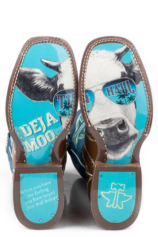 Tin Haul - Women's Hands Off With Deja Moo Sole Boots