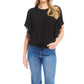 Karen Kane - Flutter Sleeve Drape Front Top
