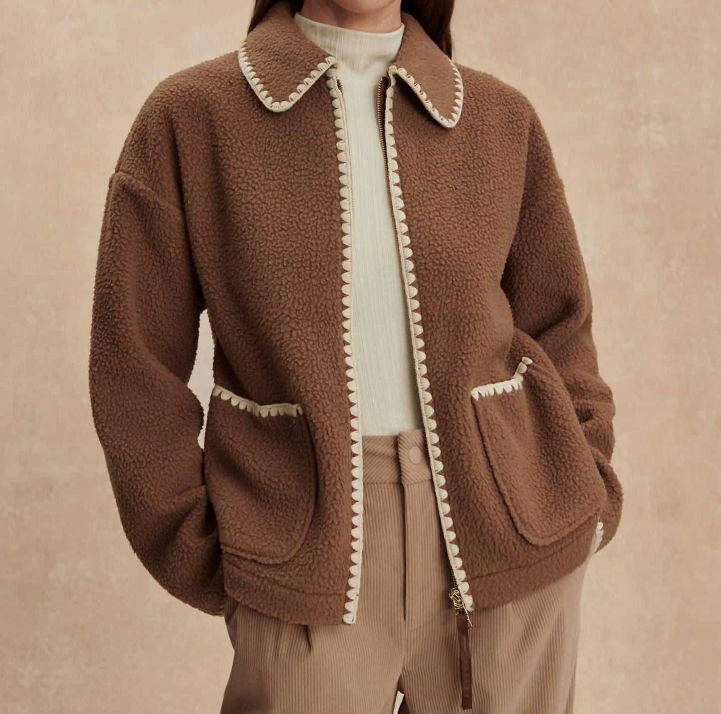 Varley - Ruiko Zip Through Fleece Jacket