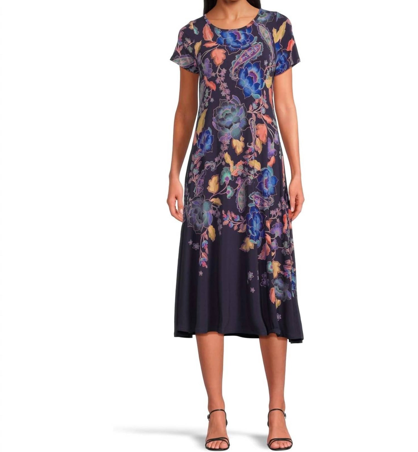 Johnny Was - Janie Favorite Boatneck Cap Sleeve Dress