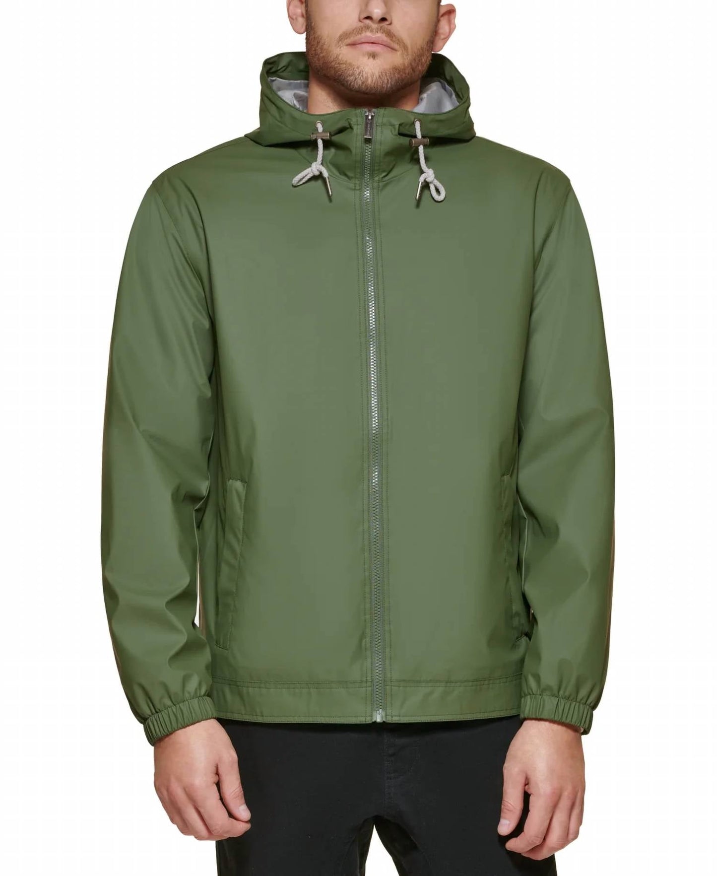 Club Room - Men's Bomber Jacket With Hoodie