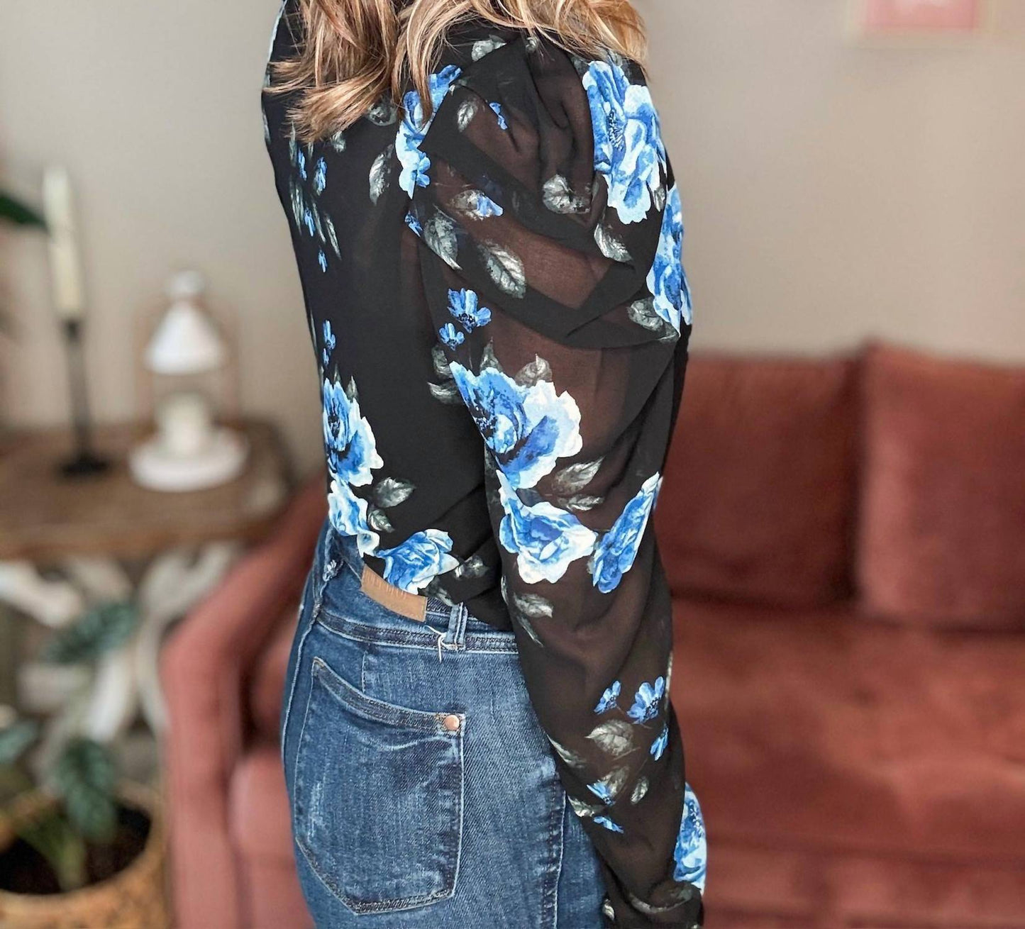 Blu Pepper - Layer Me Floral Top