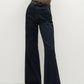 Veronica Beard - Crosbie Wide Leg Denim Trouser