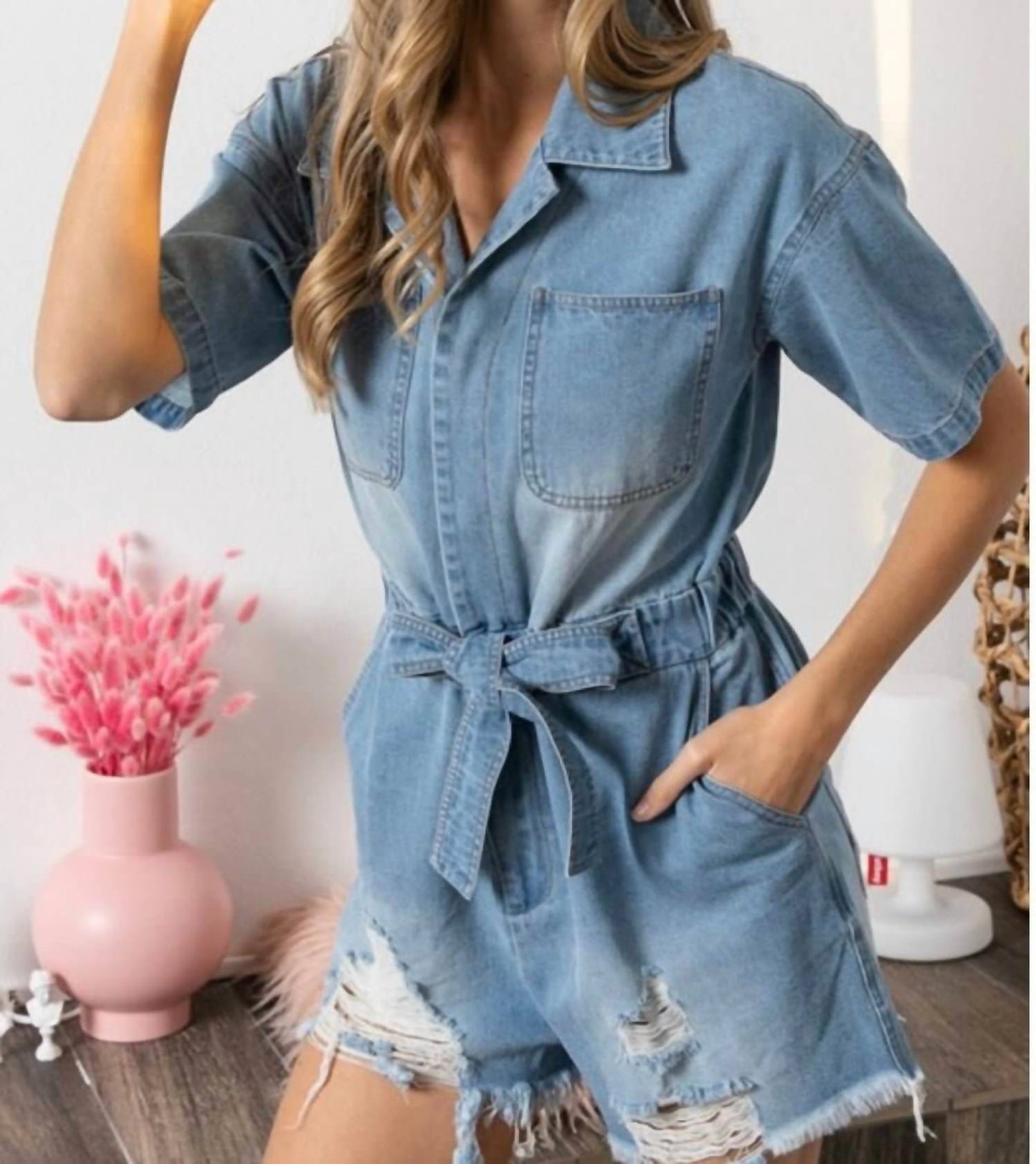 Bibi - Debbie Denim Romper
