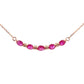 .73ct Ruby Diamond Fashion Pendants 10KT Rose Gold