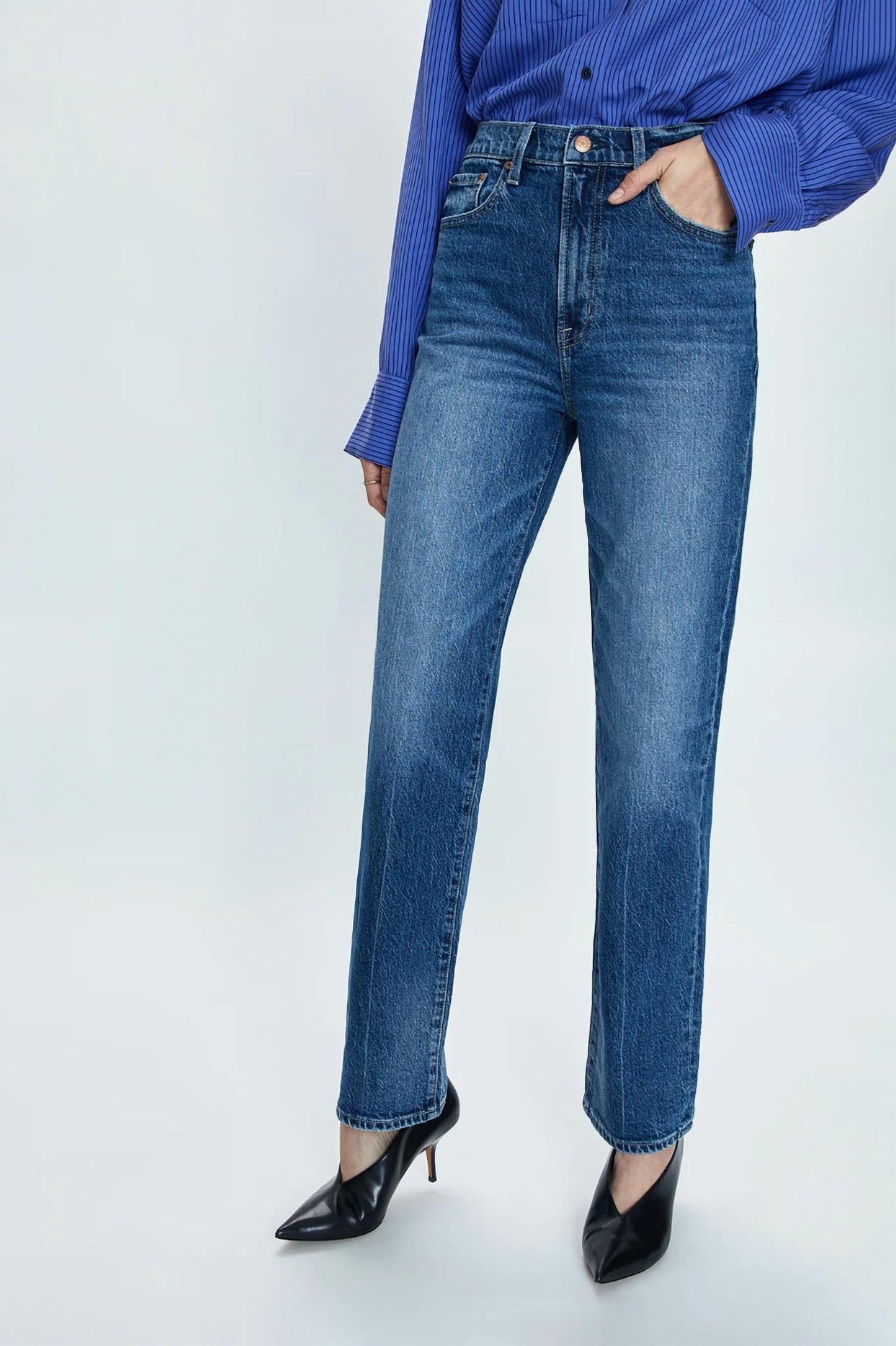 Pistola - Cassie Super High Rise Straight Leg Jeans