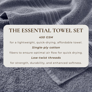 Cotton Terry Bath Towel Set - Cooper Collection
