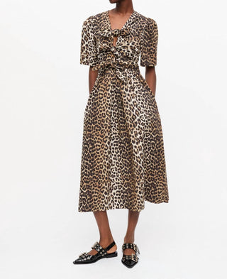 Ganni - Printed Midi Dress