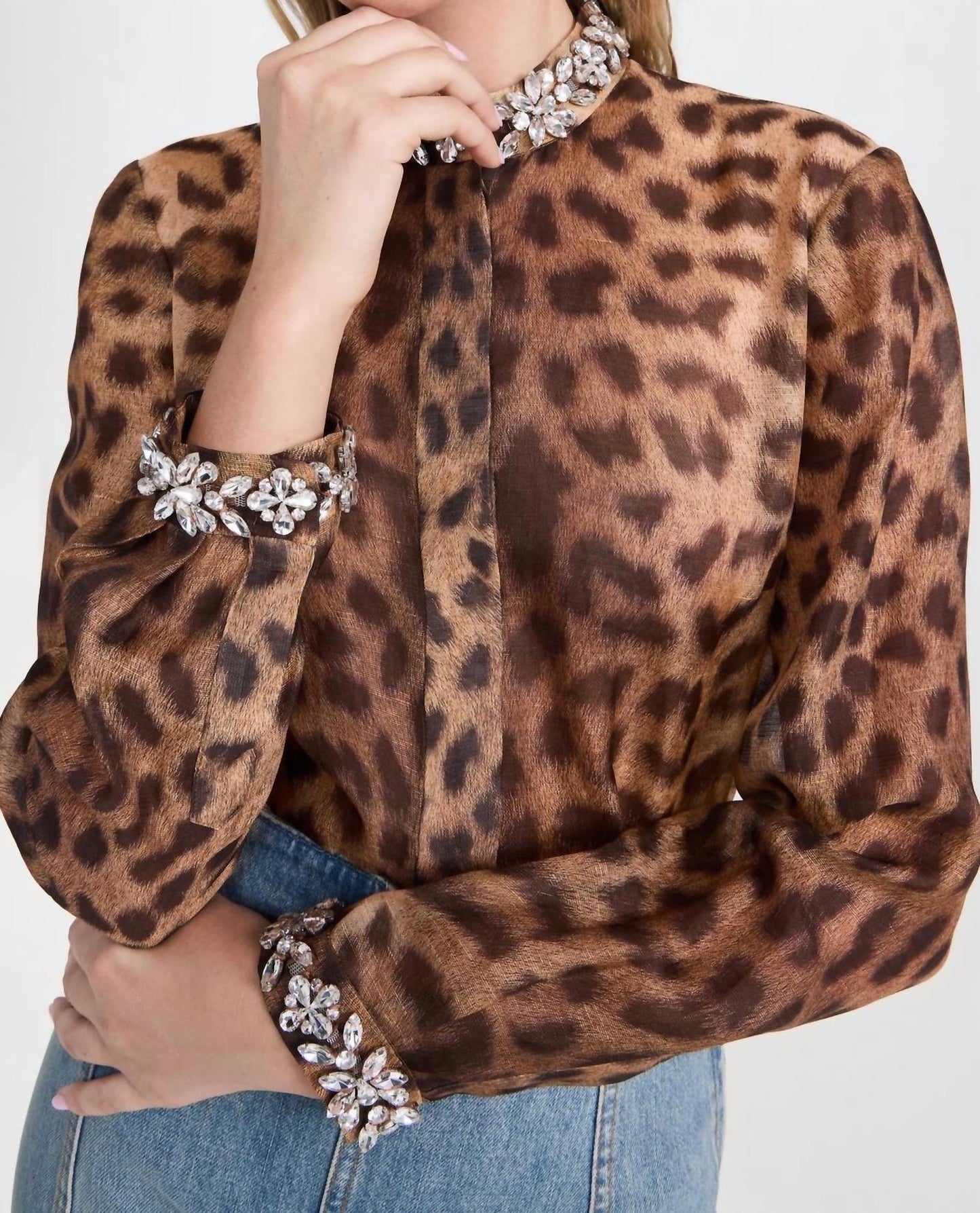 Zimmermann - Crush Embellished Shirt
