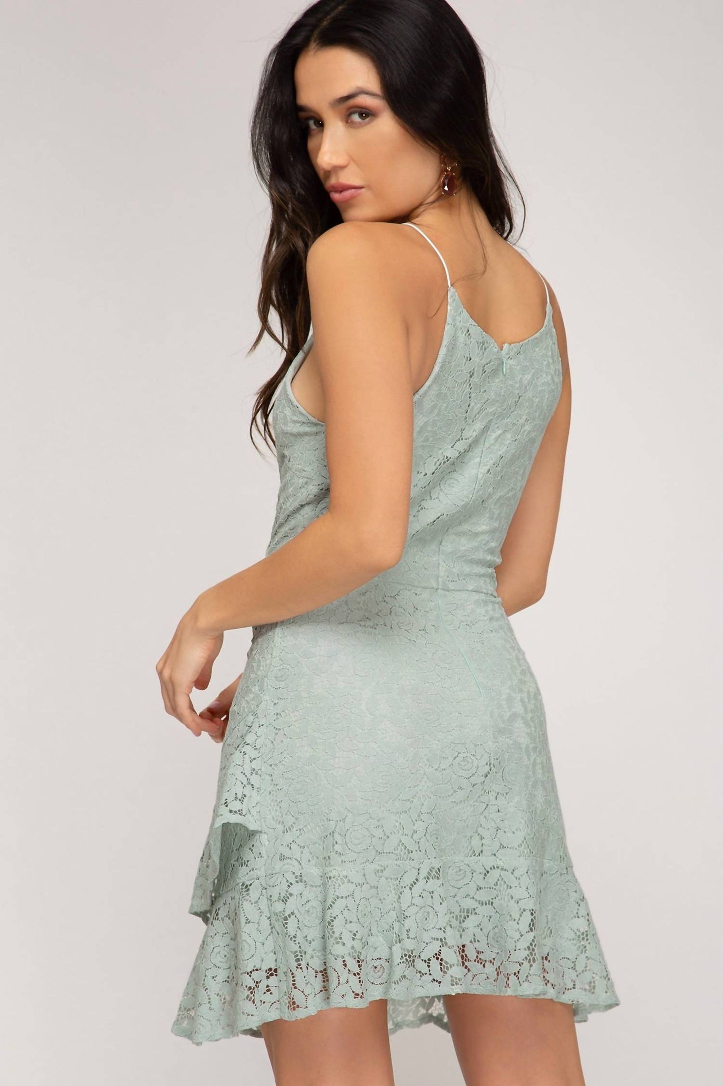 She + Sky - Lace Cami Dress