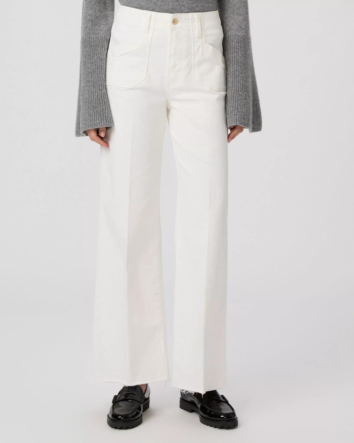 Paige - Anessa 31" With Utility Pockets And Raw Hem Jean