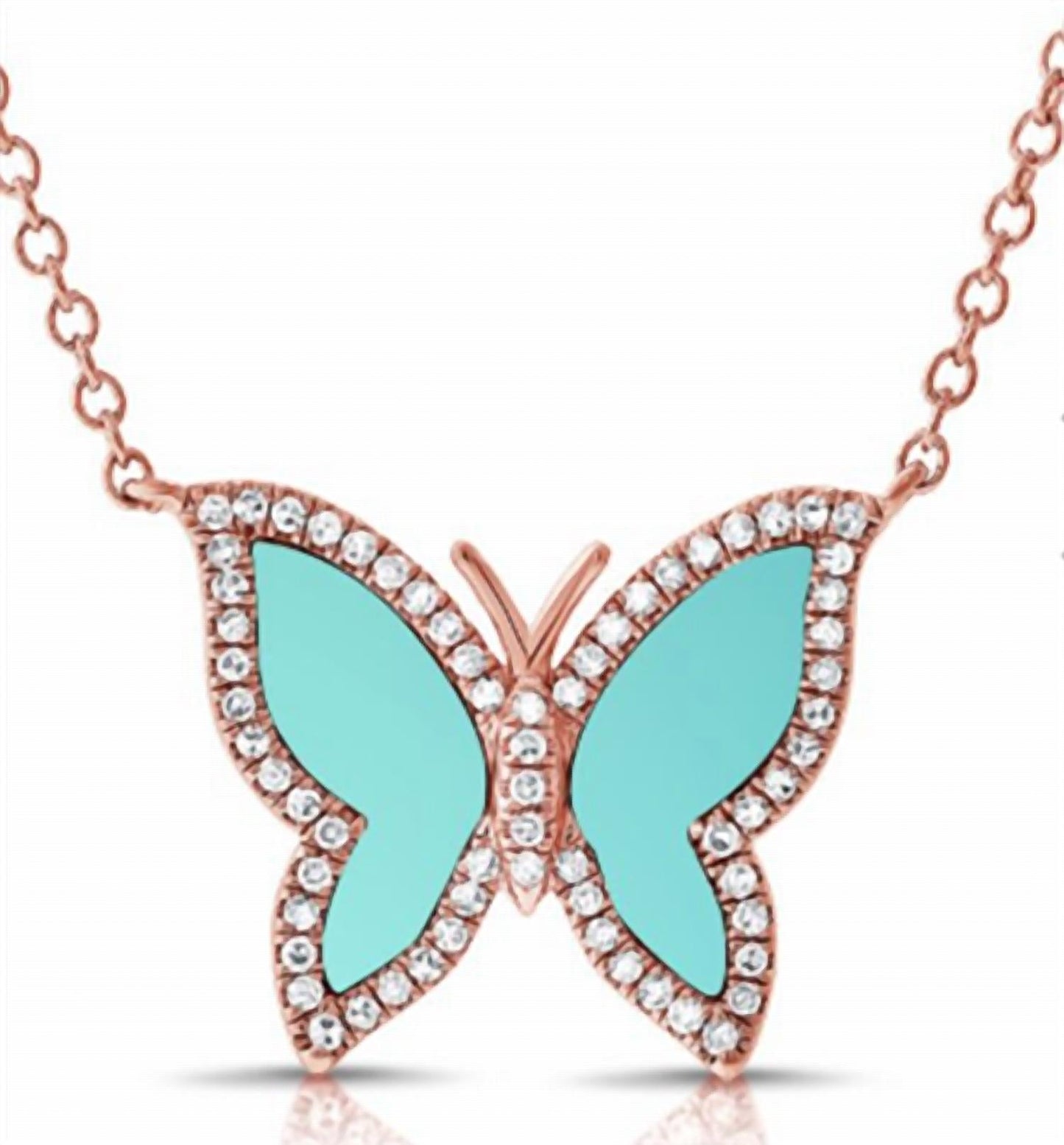 Diana M Jewels - Women's Butterfly Necklace
