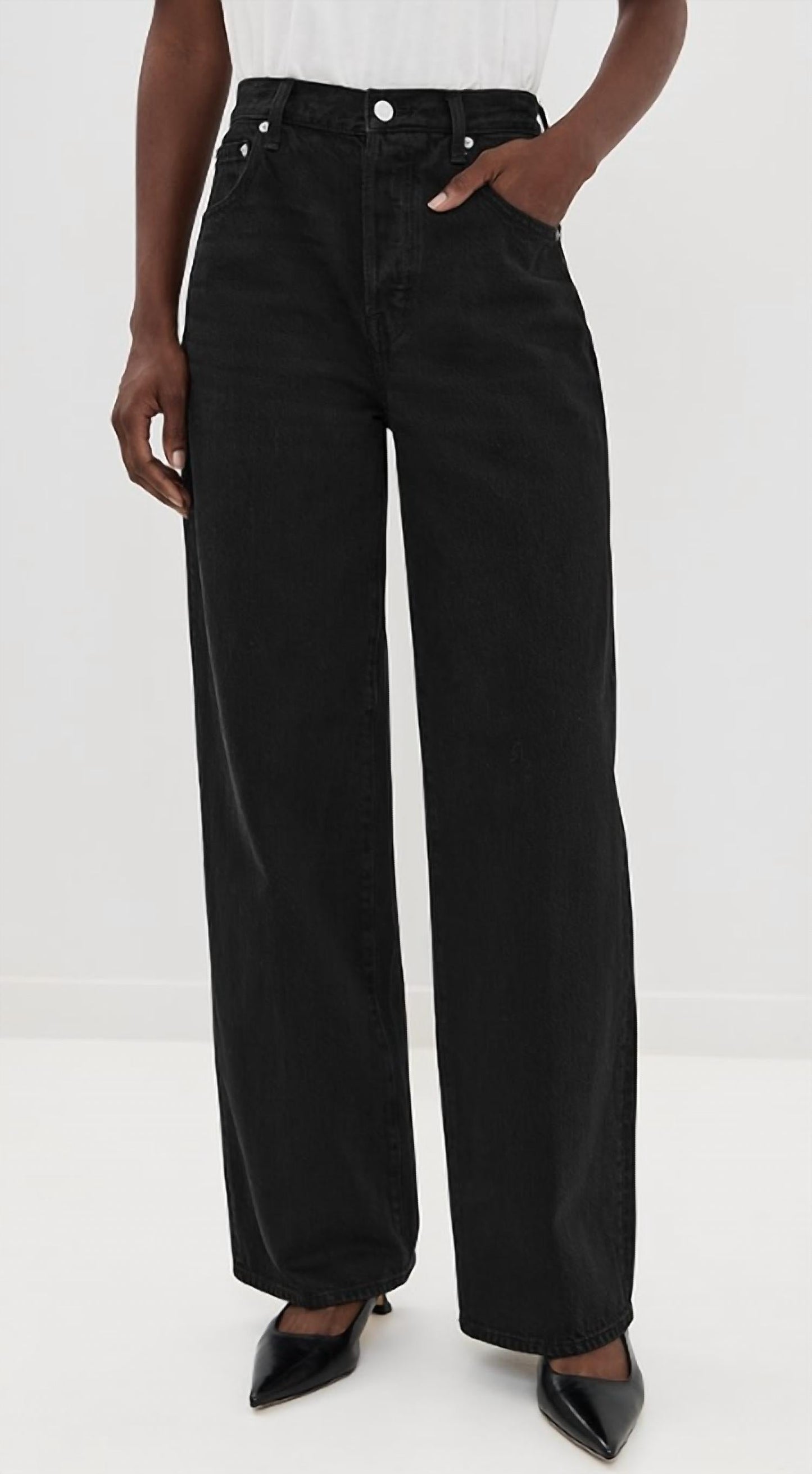 Pistola - Tate High Rise Wide Leg Jeans
