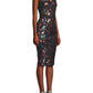 Black Halo - Lena Floral Embroidered Sheath Dress