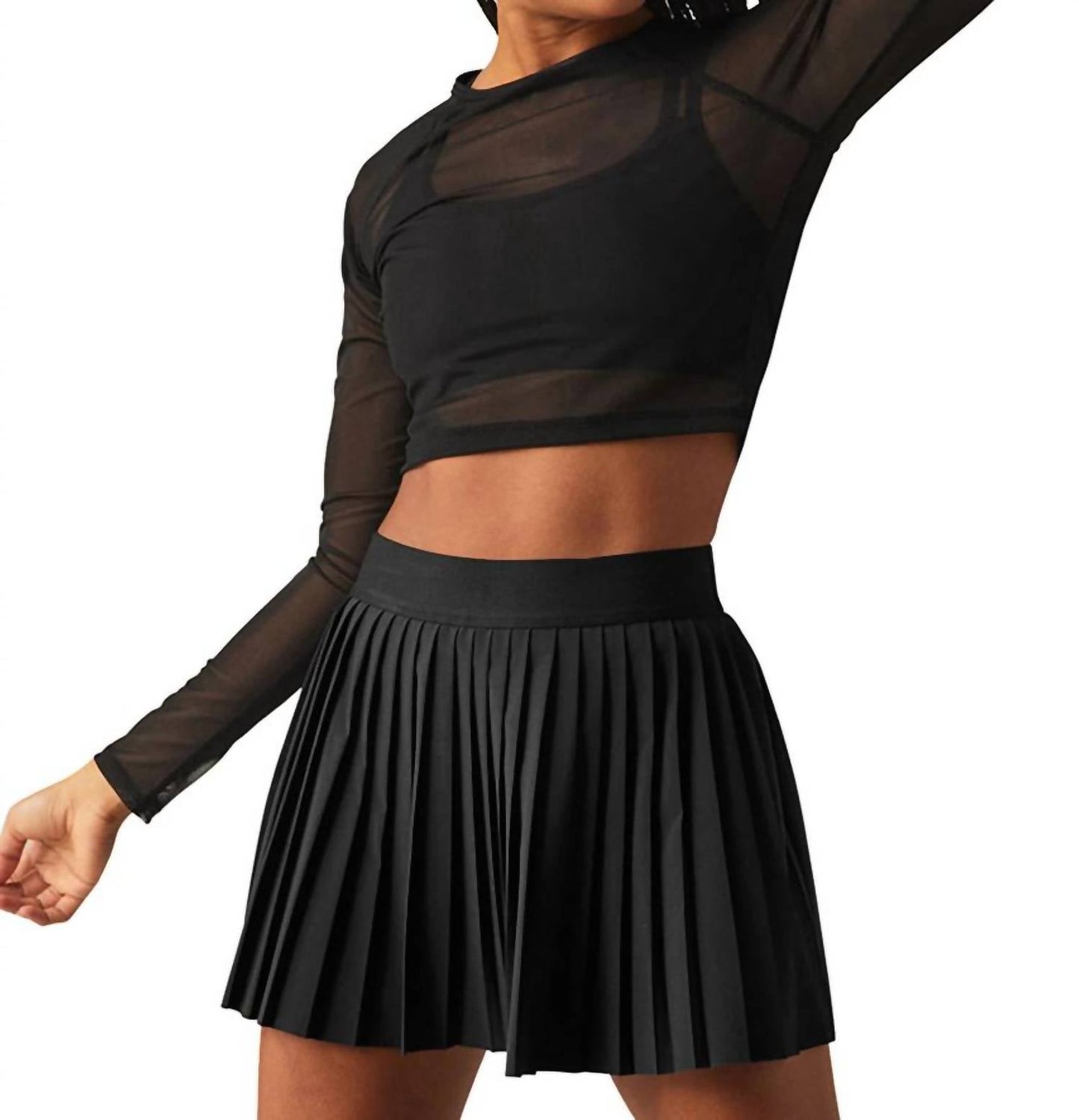 Beyond Yoga - Mesh Longsleeve Crop Top