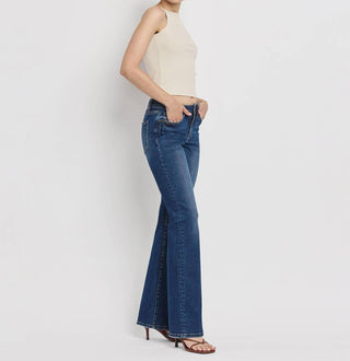 Lovervet - Mid Rise Relaxed Bootcut Jeans