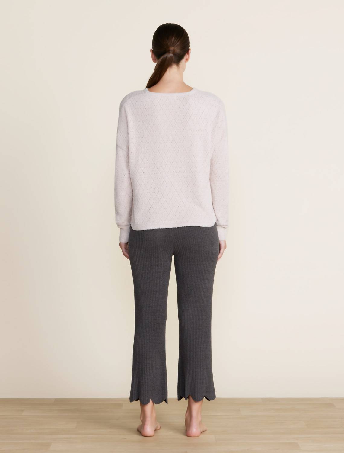 Barefoot Dreams - Diamond Pointelle Pullover