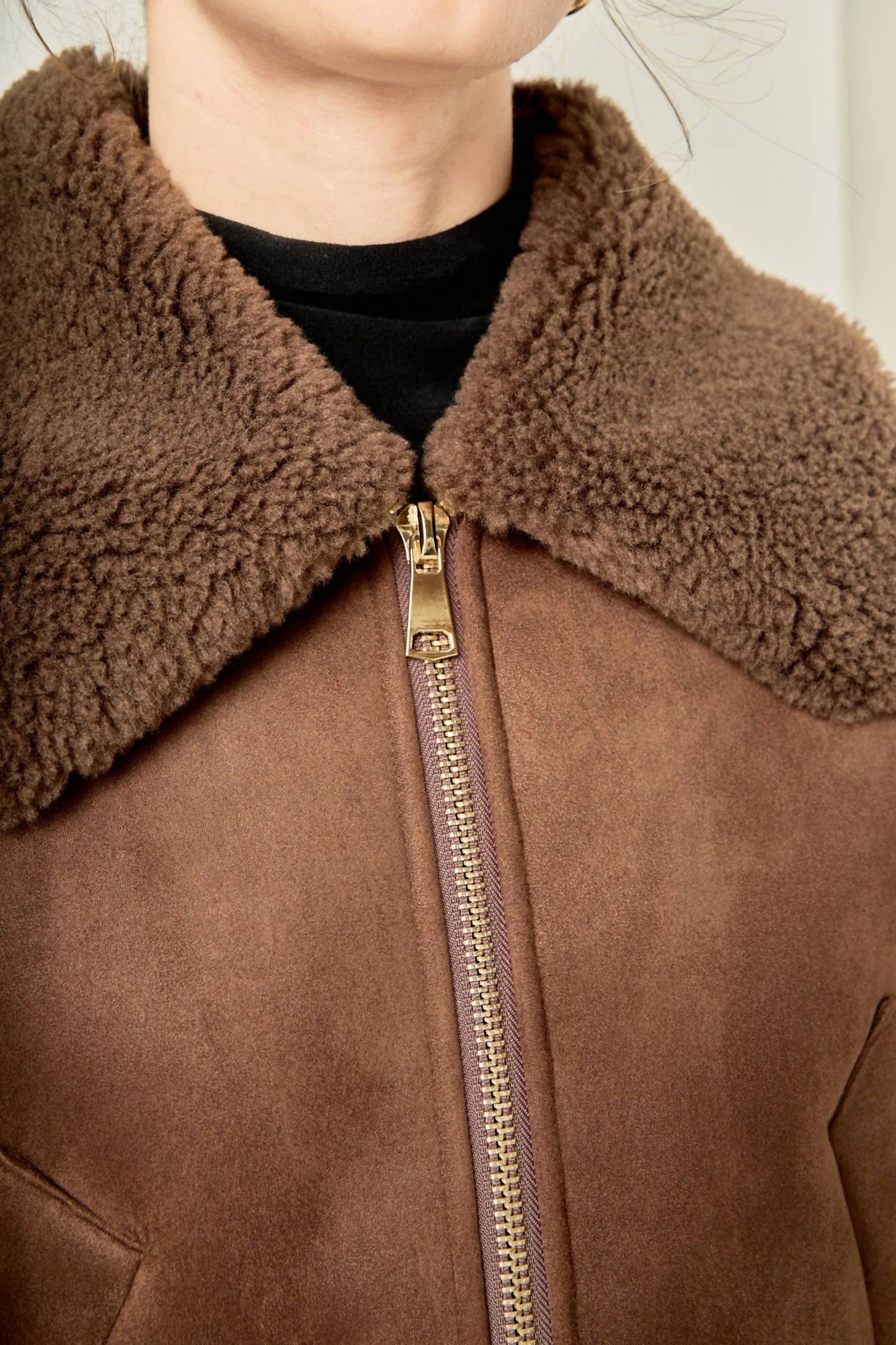 2.7 August Apparel - Aspen Shearling Jacket