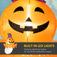 Inflatable Halloween Window Sticker Ghost with LED Lights – 41.3" Tall