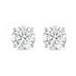 Diana M Jewels - 7.00 Cts Round Lab Grown Stud Earrings
